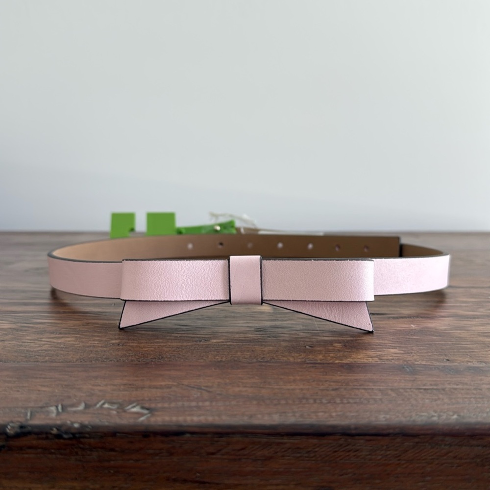 “KATE SPADE” Blush Bow Belt